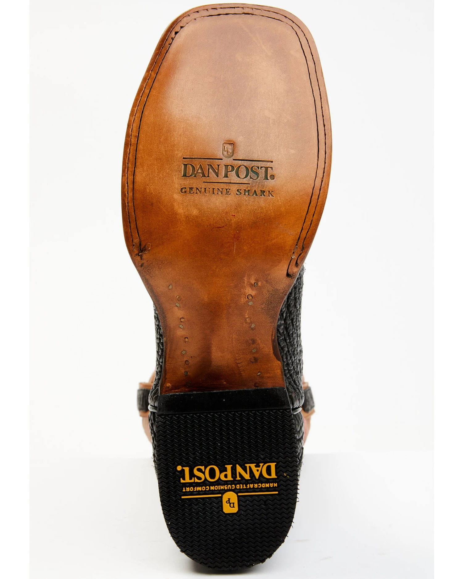 Dan Post Men's Exotic Shark Western Boots - Broad Square Toe 9 Dan Post Men's Exotic Shark Western Boots - Broad Square Toe - Image 7