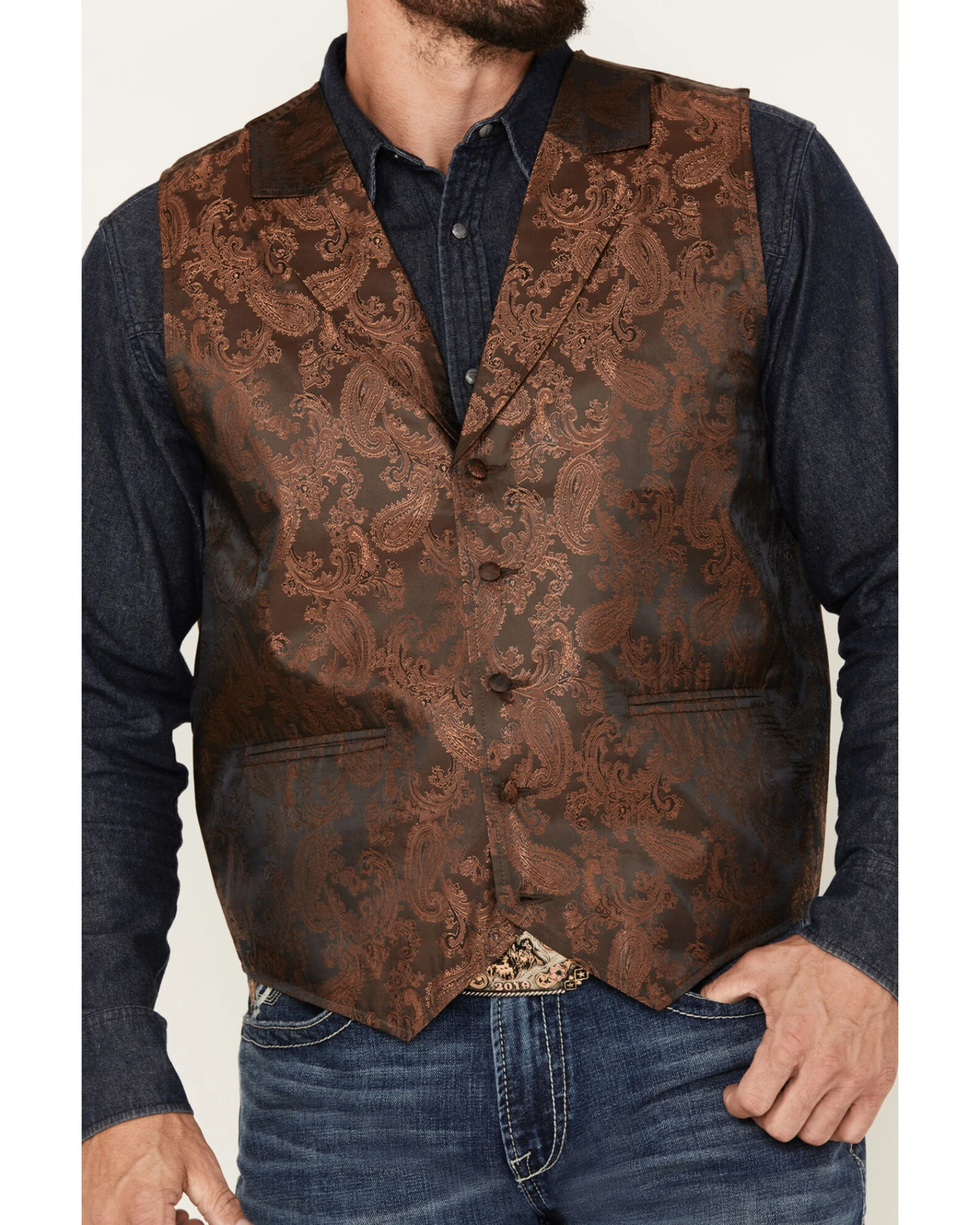 Cody James Men's Noble Paisley Vest 5 Cody James Men's Noble Paisley Vest - Image 3