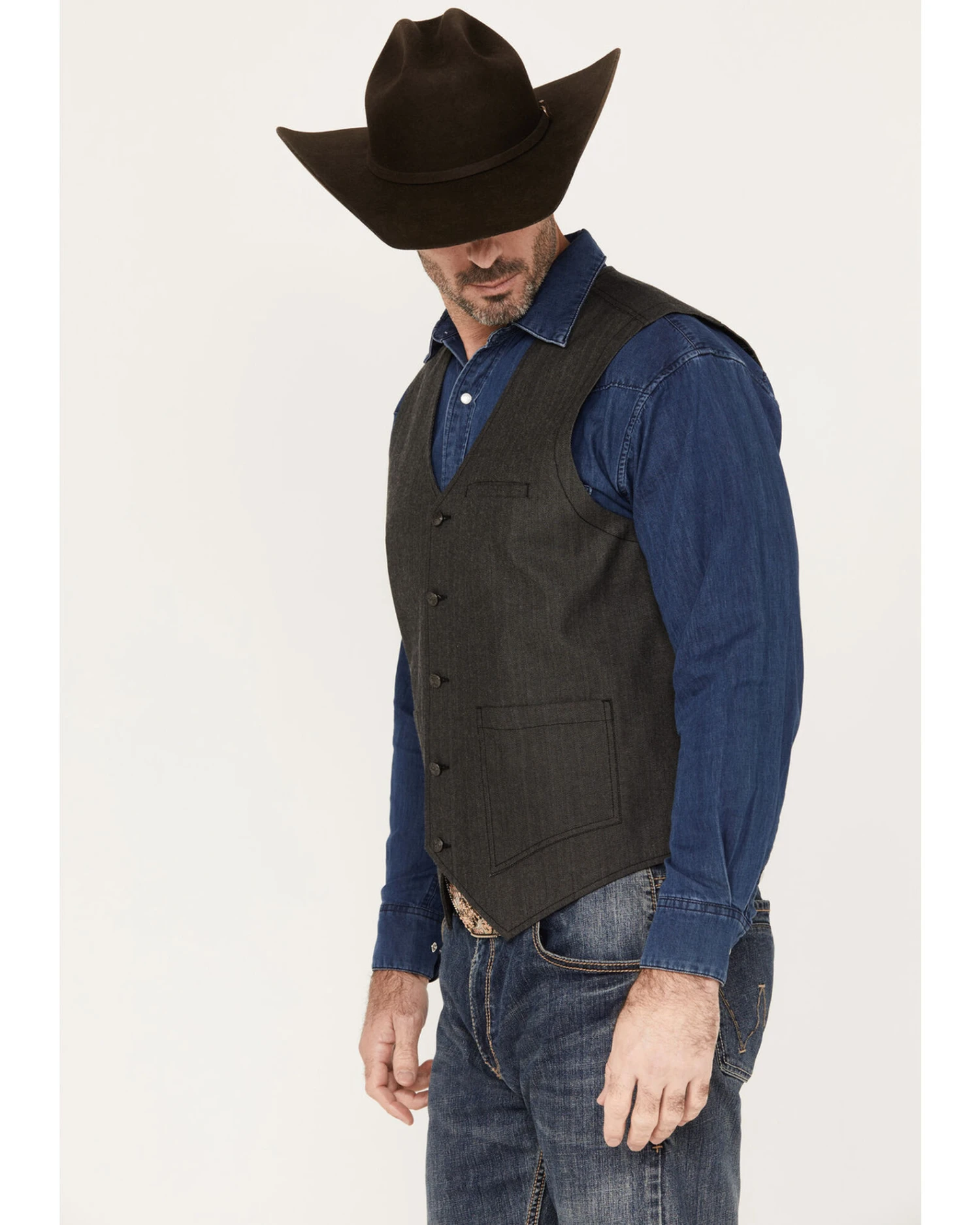 Moonshine Spirit Men's Drifter Herringbone Vest 3 Moonshine Spirit Men's Drifter Herringbone Vest