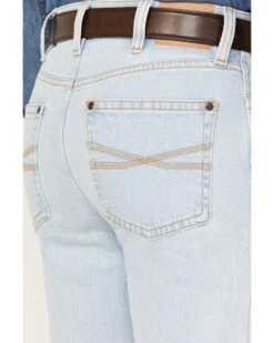 Blue Ranchwear Men's Mountain West Light Wash Stackable Straight Stretch Denim Jeans 9 Blue Ranchwear Men's Mountain West Light Wash Stackable Straight Stretch Denim Jeans -Boot Barn 2000383461 412 P4