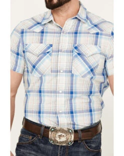 Pendleton Men's Frontier Plaid Short Sleeve Western Pearl Snap Shirt 9 Pendleton Men's Frontier Plaid Short Sleeve Western Pearl Snap Shirt -Boot Barn 2000383537 400 P3