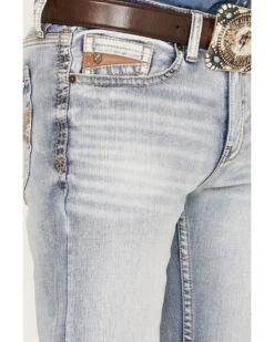 RANK 45 Men's Ringo Light Wash Stackable Straight Performance Stretch Denim Jeans 8 RANK 45 Men's Ringo Light Wash Stackable Straight Performance Stretch Denim Jeans -Boot Barn 2000384186 400 P2