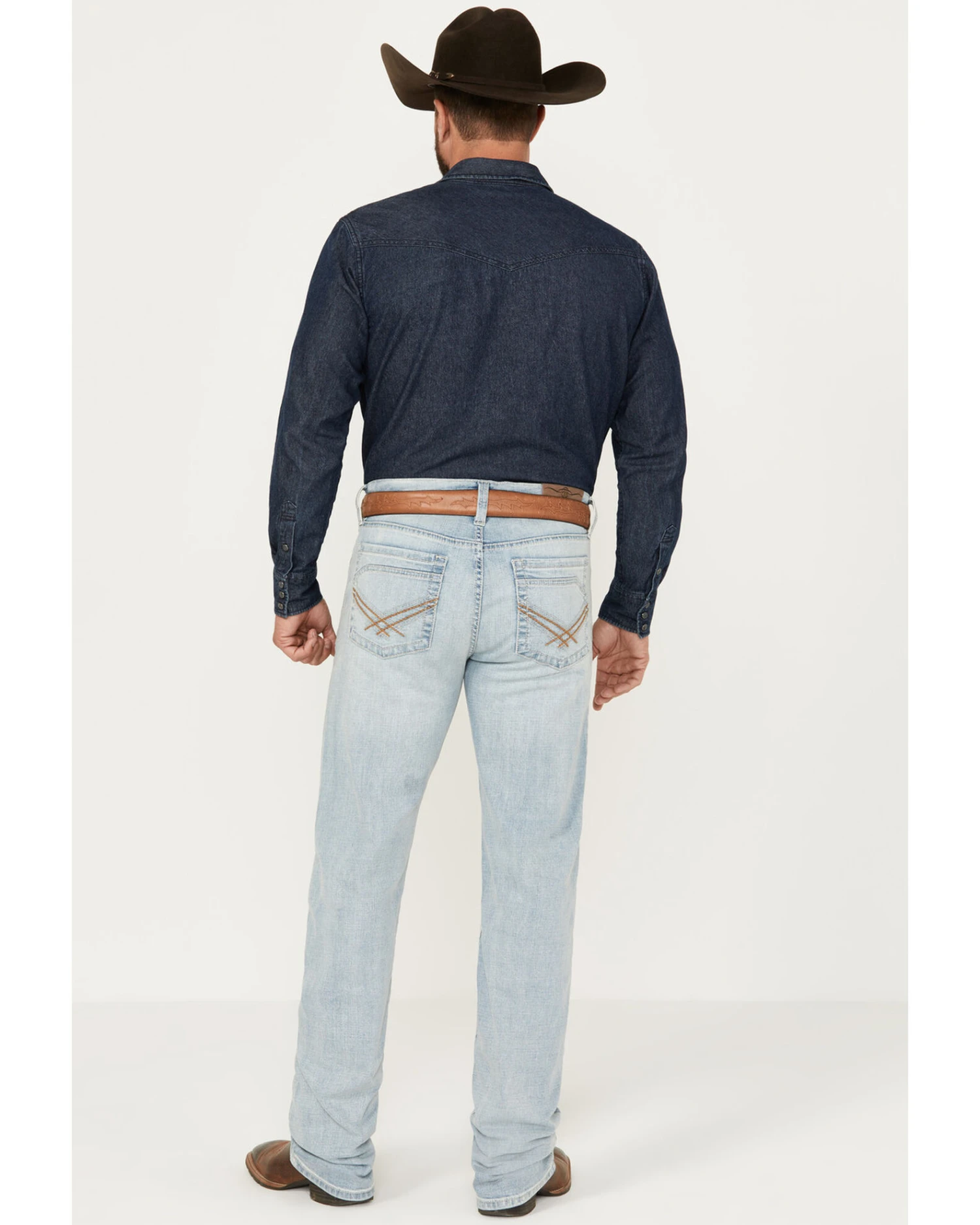 Cody James Men's Jamestown Light Wash Slim Straight Stretch Denim Jeans 6 Cody James Men's Jamestown Light Wash Slim Straight Stretch Denim Jeans - Image 4