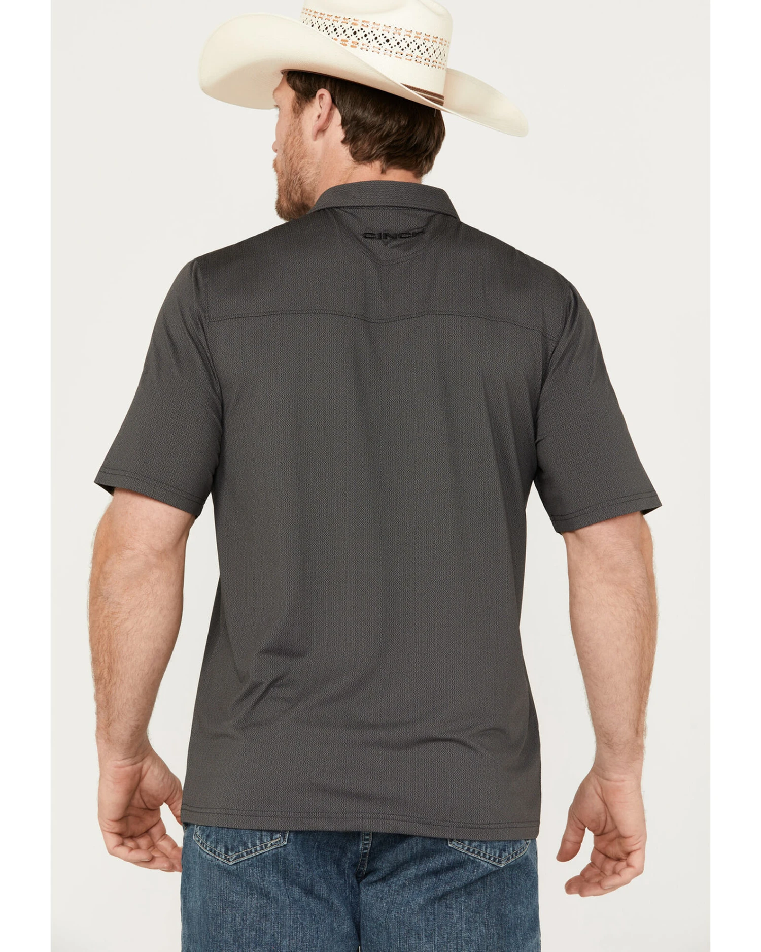 Cinch Men's Solid Polo 3 Cinch Men's Solid Polo