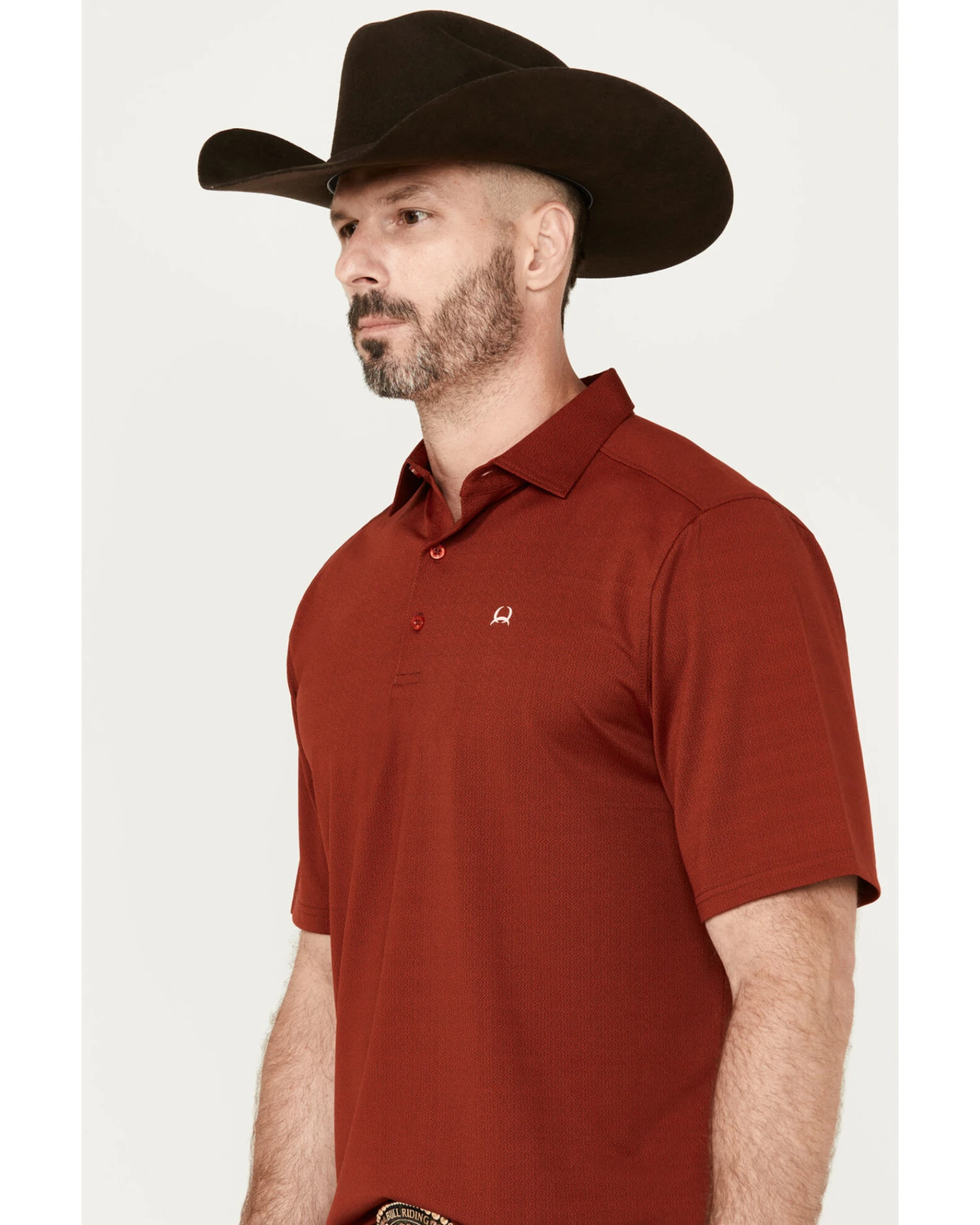 Cinch Men's ARENAFLEX Solid Short Sleeve Polo 5 Cinch Men's ARENAFLEX Solid Short Sleeve Polo - Image 3