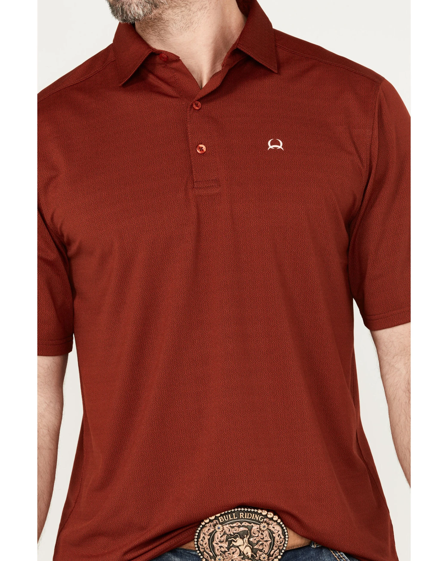 Cinch Men's ARENAFLEX Solid Short Sleeve Polo 4 Cinch Men's ARENAFLEX Solid Short Sleeve Polo - Image 2