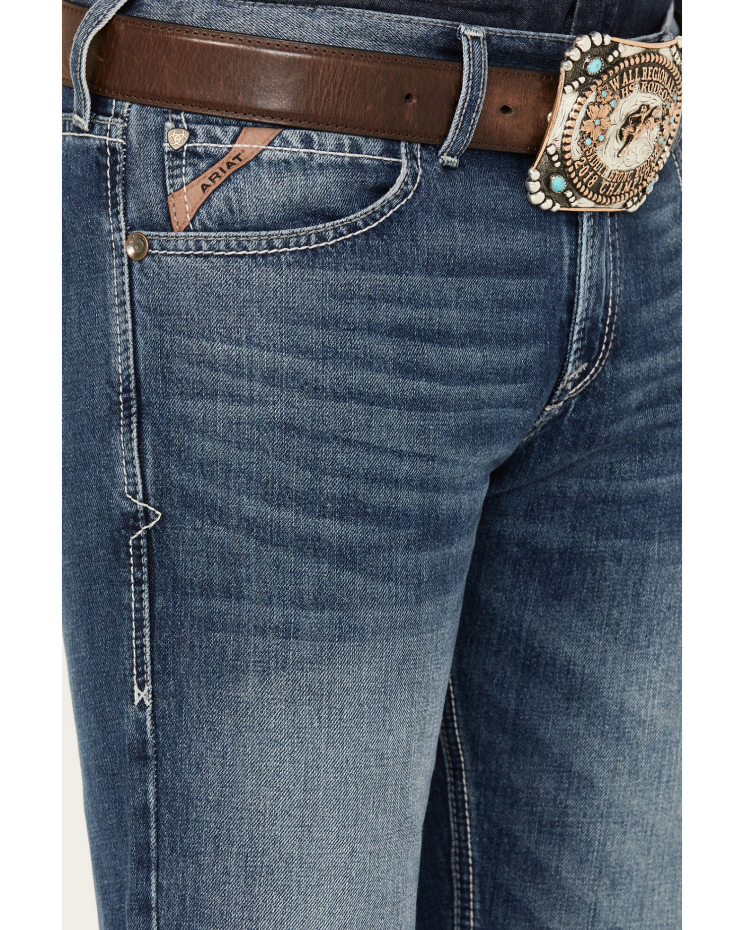 Ariat Men's M7 Griffin Slim Straight Brighton Jeans 6 Ariat Men's M7 Griffin Slim Straight Brighton Jeans - Image 4
