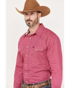 Panhandle Select Men's Geo Print Long Sleeve Pearl Snap Western Shirt 9 Panhandle Select Men's Geo Print Long Sleeve Pearl Snap Western Shirt -Boot Barn 2000387750 651 P2