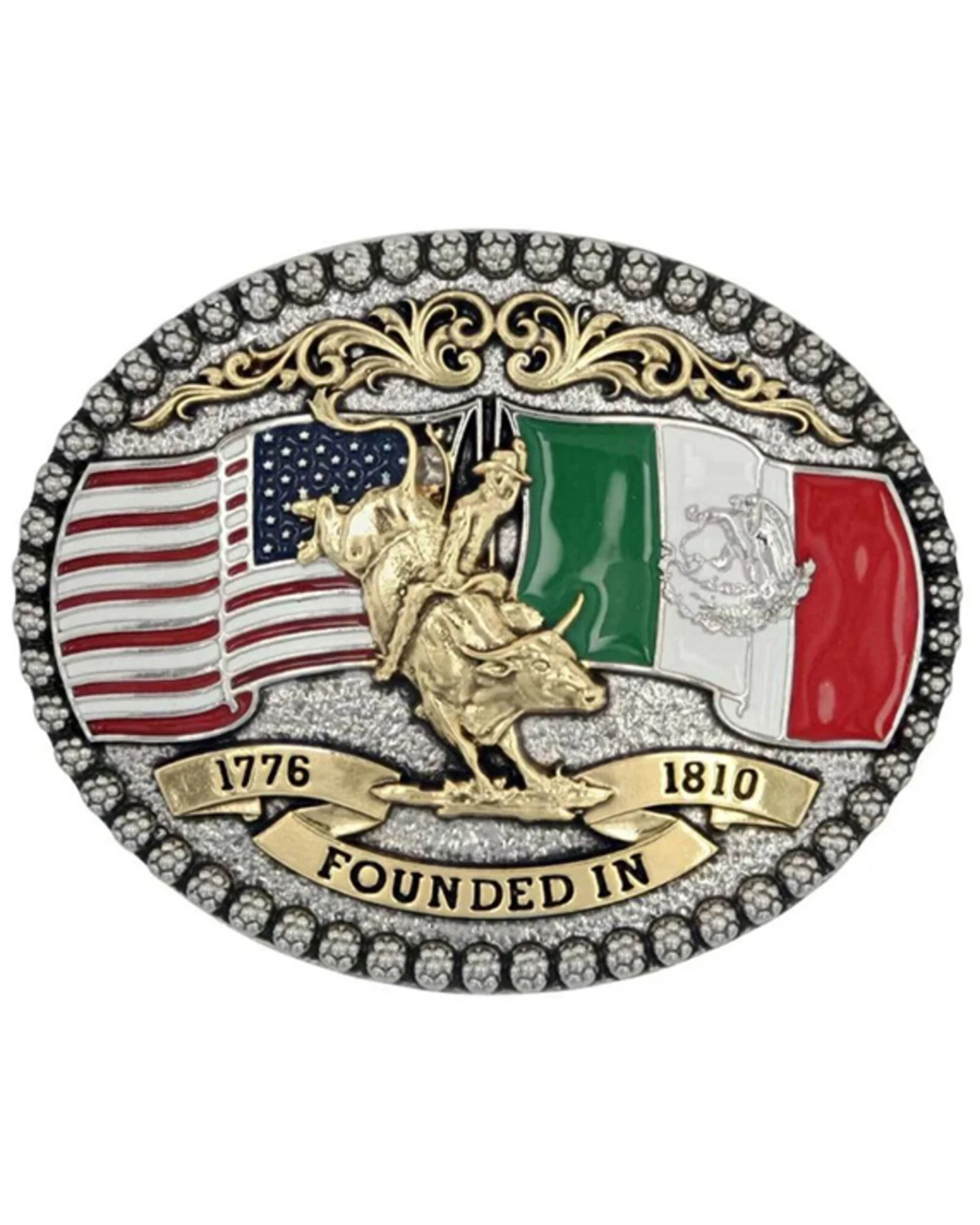 Montana Silversmiths Men's Independence Founded Attitude Buckle 3 Montana Silversmiths Men's Independence Founded Attitude Buckle