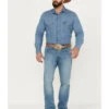 Wrangler Retro Men's Buffalo Pass Light Wash Slim Straight Stretch Jeans 2 Wrangler Retro Men's Buffalo Pass Light Wash Slim Straight Stretch Jeans -Boot Barn 2000394537 412 P1